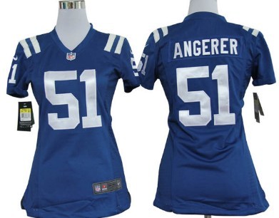 Nike Women's Team Jersey Indianapolis Colts 51 Pat Angerer Blue Game